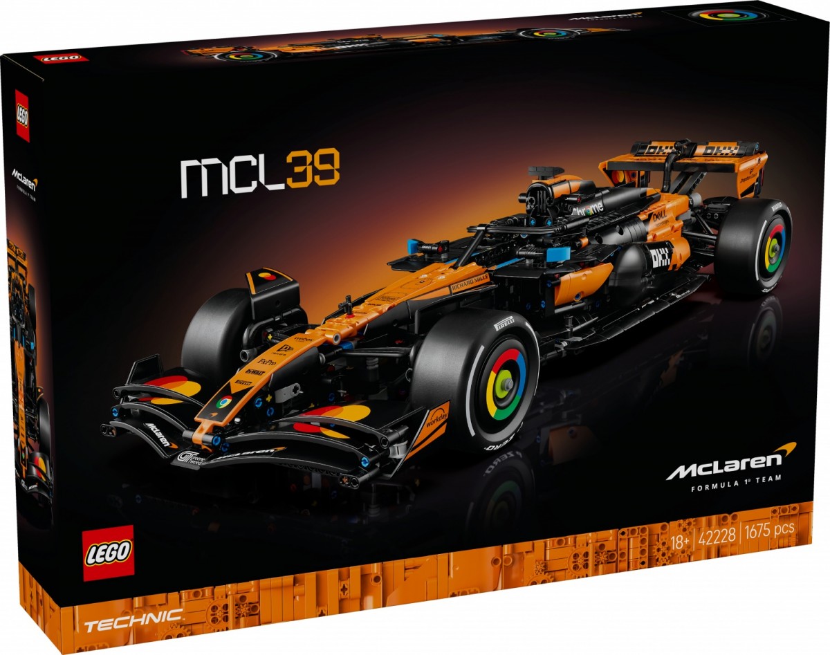 Klocki technic 42228 bolid f1 mclaren mcl39