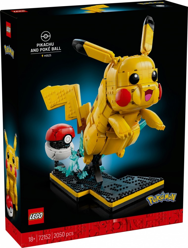 Klocki pokemon 72152 pikachu i pokeball