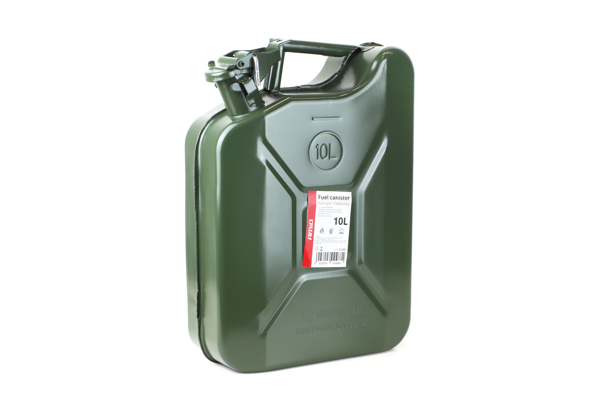 Kanister metalowy na paliwo 10l amio-02488