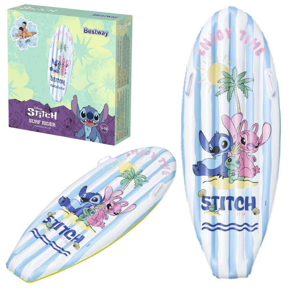 Dmuchana Deska Surf Rider Disney Stitch Bestway 9104V 114cm