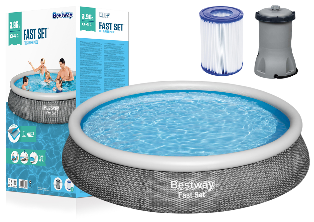 Basen ogrodowy rozporowy 396 x 84 cm Bestway 57376