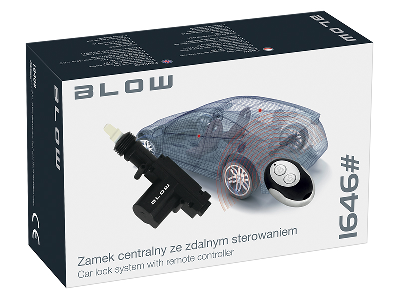 1646# Zamek centralny1ster+3wyk+zdalne sterowanie  blow