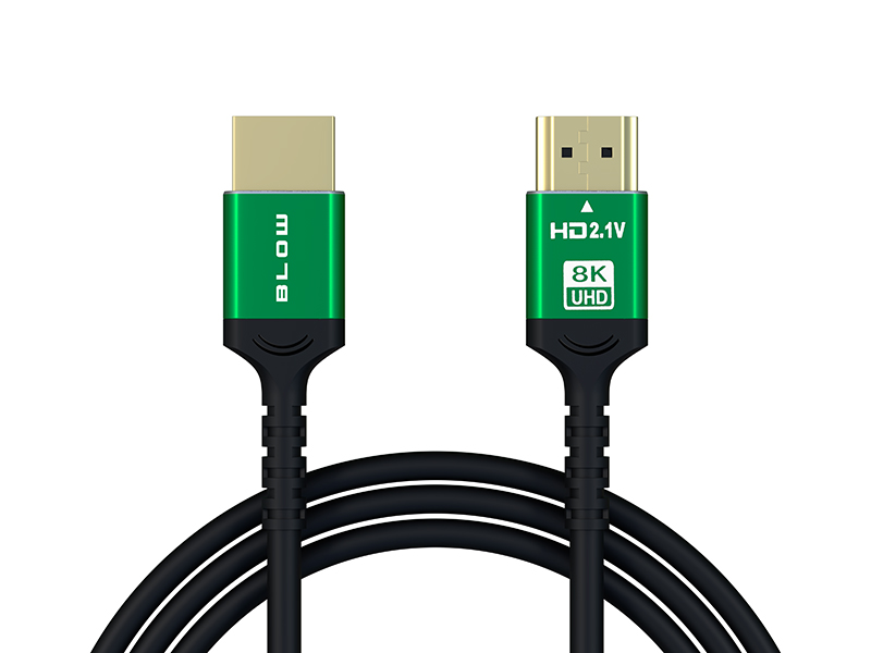 96-647# Przyłącze hdmi-hdmi 8k green proste 2m
